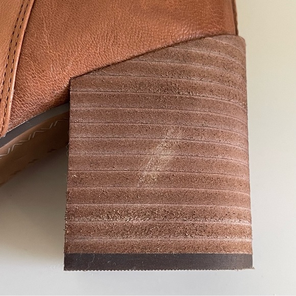 Vionic Toffee Lyssa Square Toe Bootie 9 - Picture 8 of 8